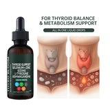 YATIME Thyroid Support Liquid Drops liquid drops in a spoon