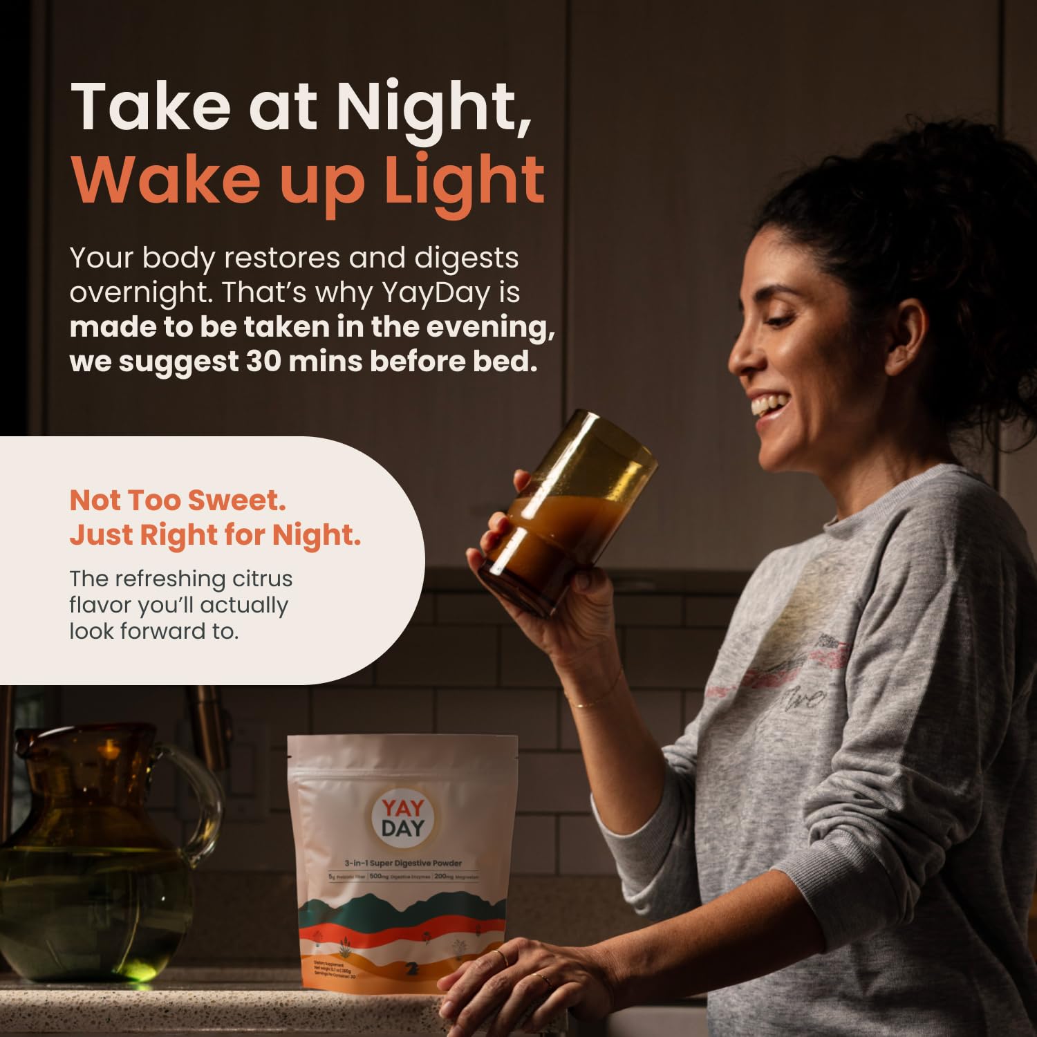 YayDay 3-in-1 Super daily Supplement nutritional information