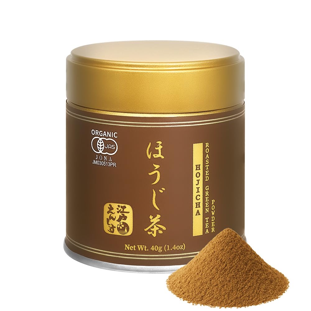 YEDOENSIS Premium Hojicha Green Tea Powder 40g front view