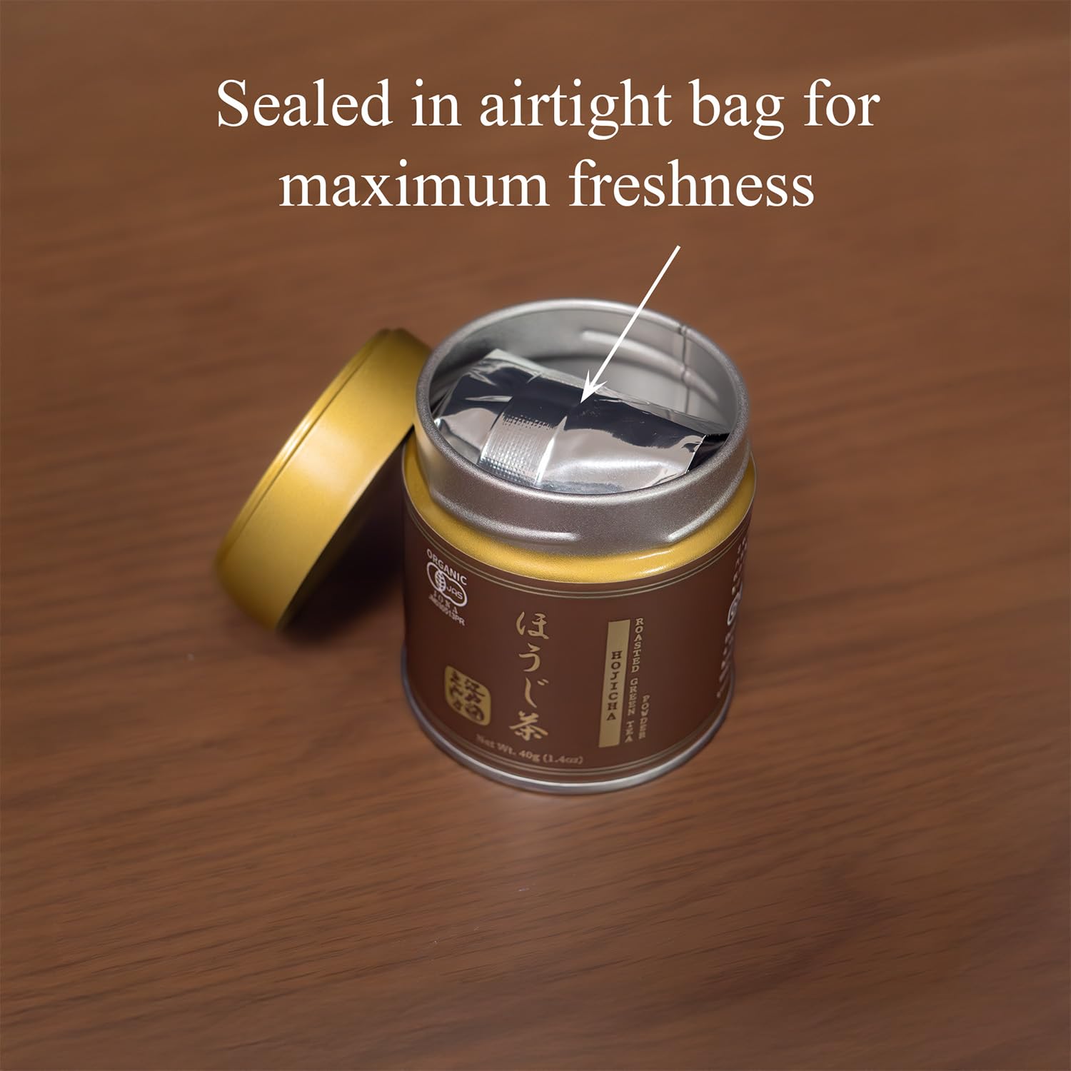 YEDOENSIS Premium Hojicha Green Tea Powder lifestyle scene