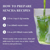 YEDOENSIS Premium Sencha Green Tea Powder preparation method