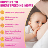 YEKBYOE Lactation Support Gummies 1500mg gummies close-up