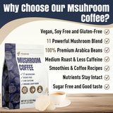YEKBYOE Organic Mushroom Coffee ingredients close-up