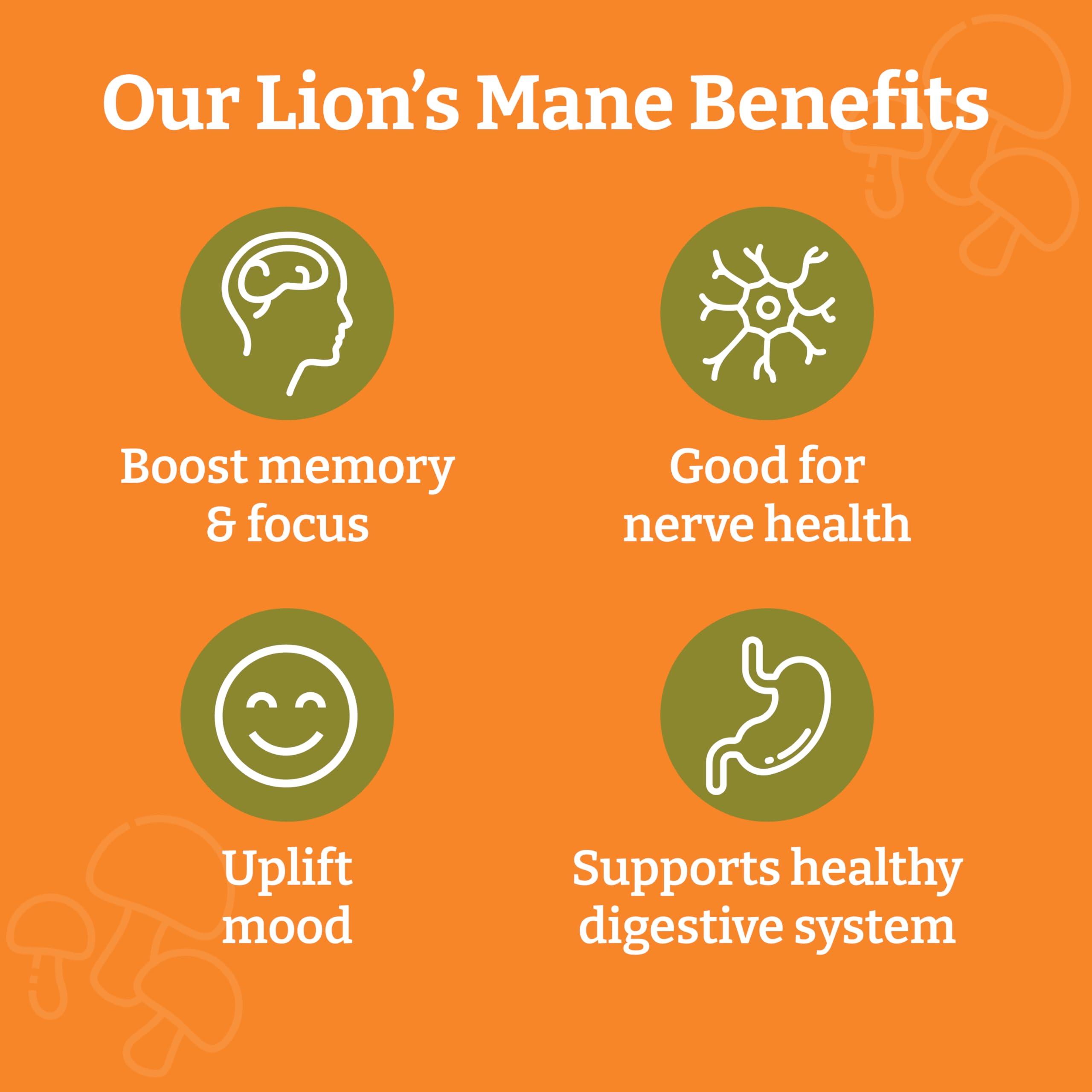 YEMAYA Organic Lion's Mane Mushroom Powder nutritional information