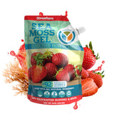 YEMAYA Sea Moss Gel 454g front view with natural fruit flavour