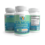 YEMAYA THE NATURAL WAY Sea Moss Bladderwrack Burdock Capsules bottle front view