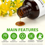 YEMFGQOE St. John's Wort Liquid Tincture bottle side view
