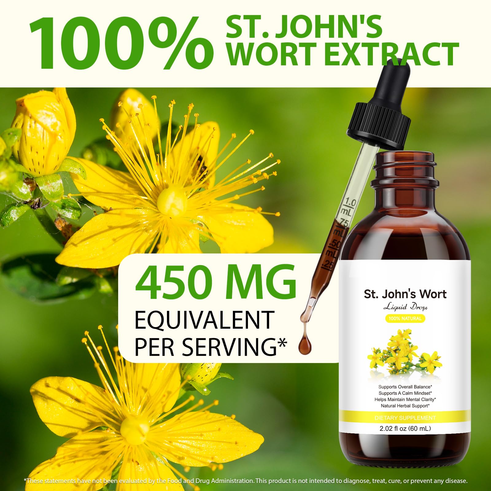 YEMFGQOE St. John's Wort Liquid Tincture packaging