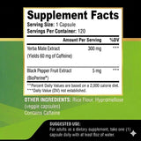 Yerba Mateine capsules in a daily supplement organiser