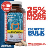 Yerba Prima Colon Care Dietary Fibre Supplement back view