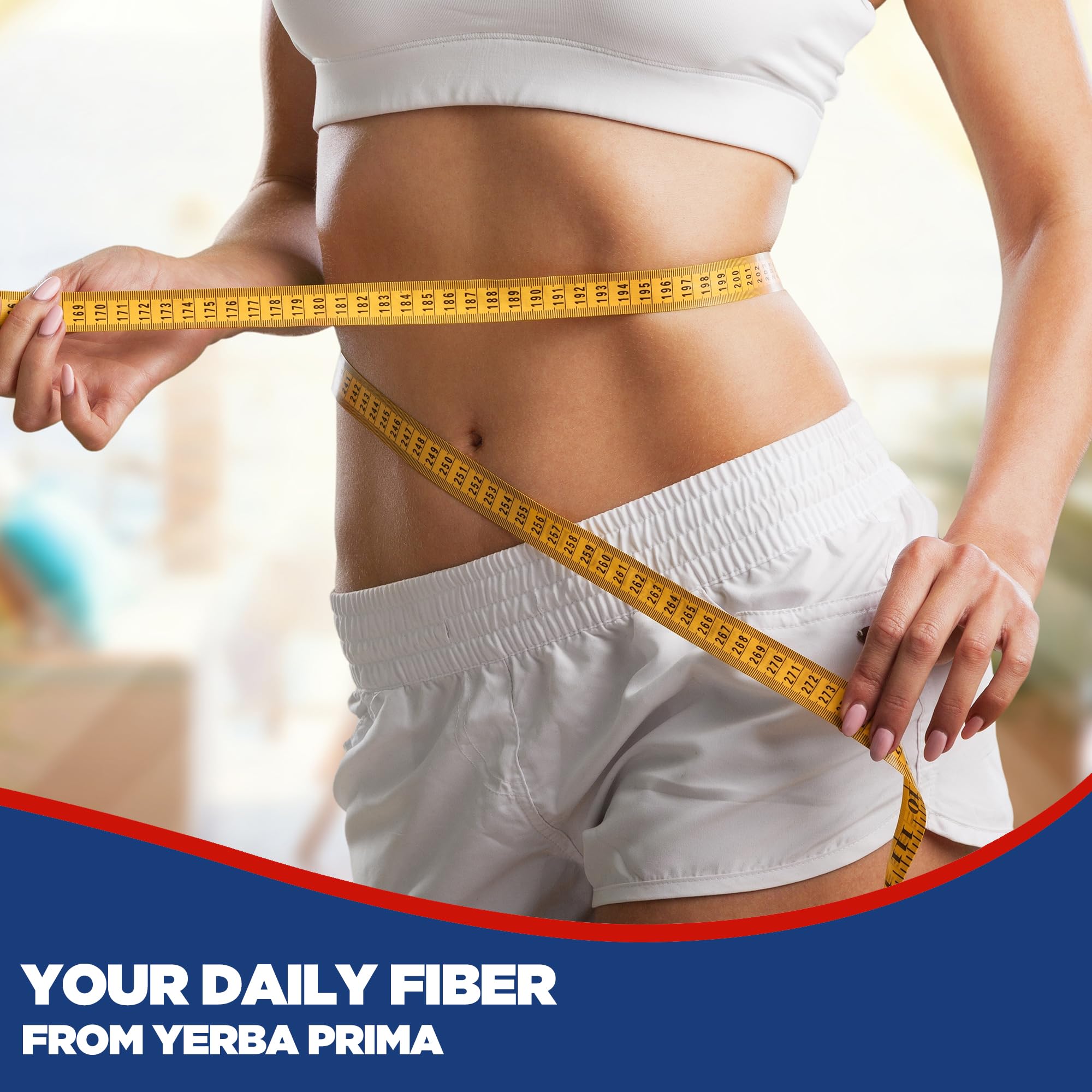 Yerba Prima Daily Fiber Formula Powder 390g packaging side view