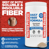 Yerba Prima Daily Fiber Powder 20oz packaging details