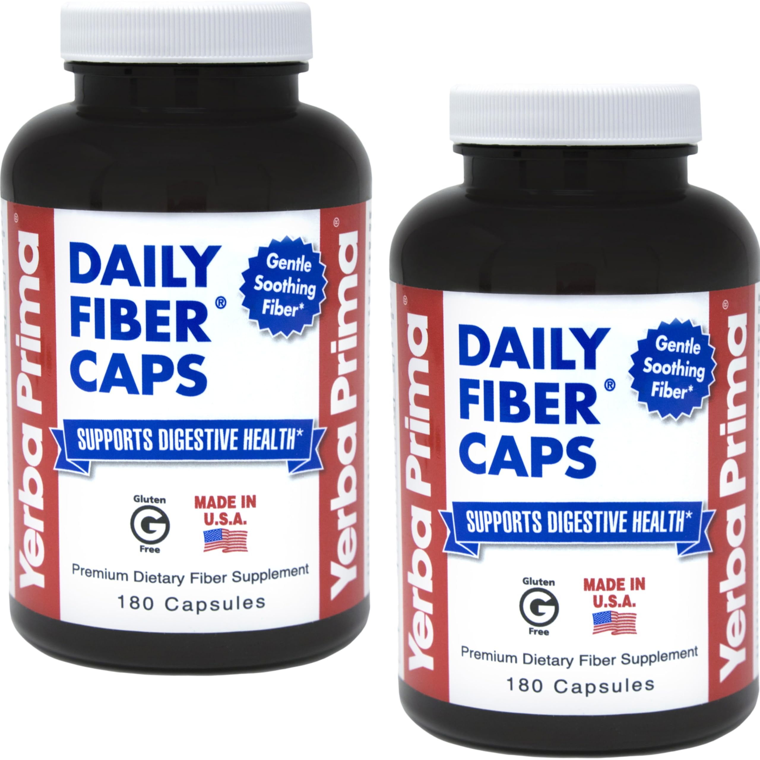 Yerba Prima Dietary Fibre Supplement front view packaging