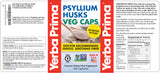 Yerba Prima Psyllium Husk Capsules 625mg serving size