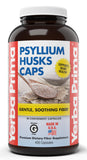 Yerba Prima Psyllium Husk Capsules front view with packaging