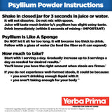 Yerba Prima Psyllium Powder 748g package side view