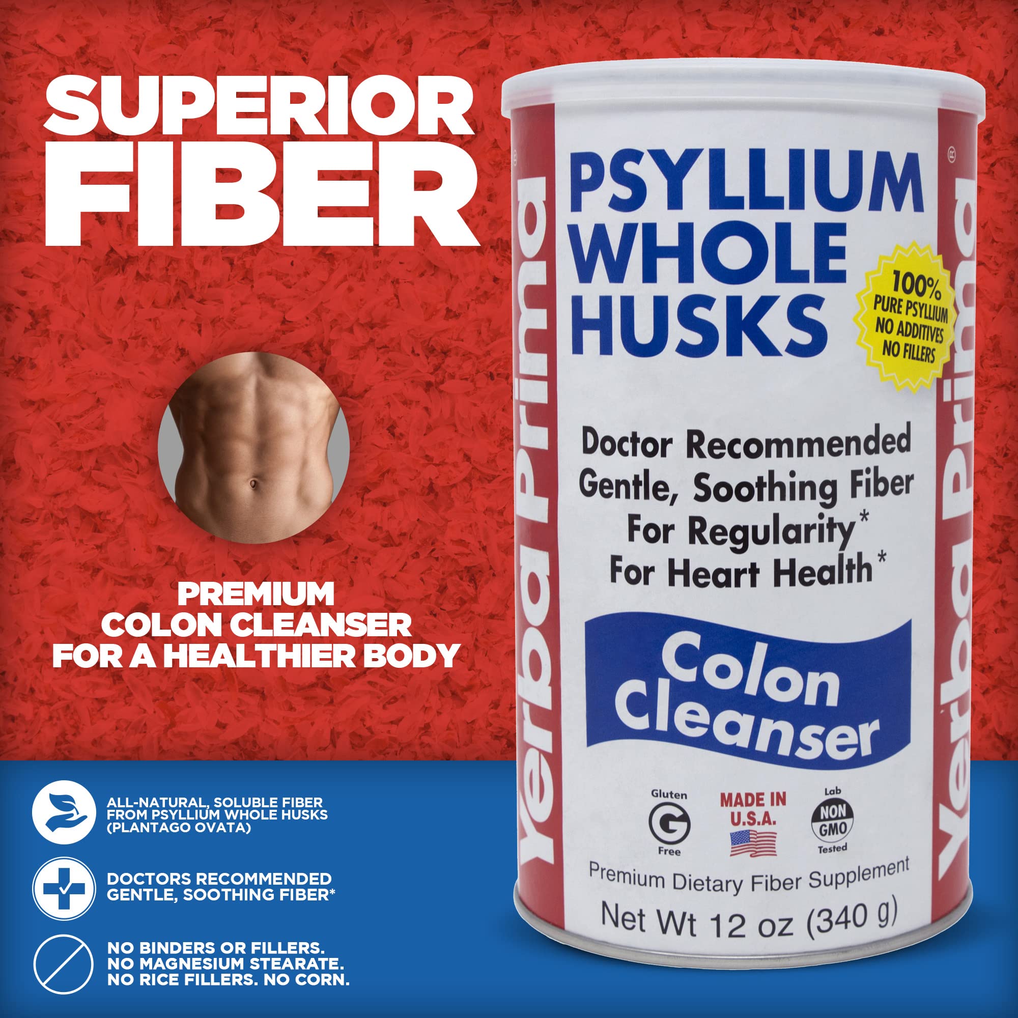 Yerba Prima Psyllium Whole Husk ingredients list