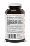 Yerba Prima Soluble Fiber Powder 12oz with a glass of mixed juice