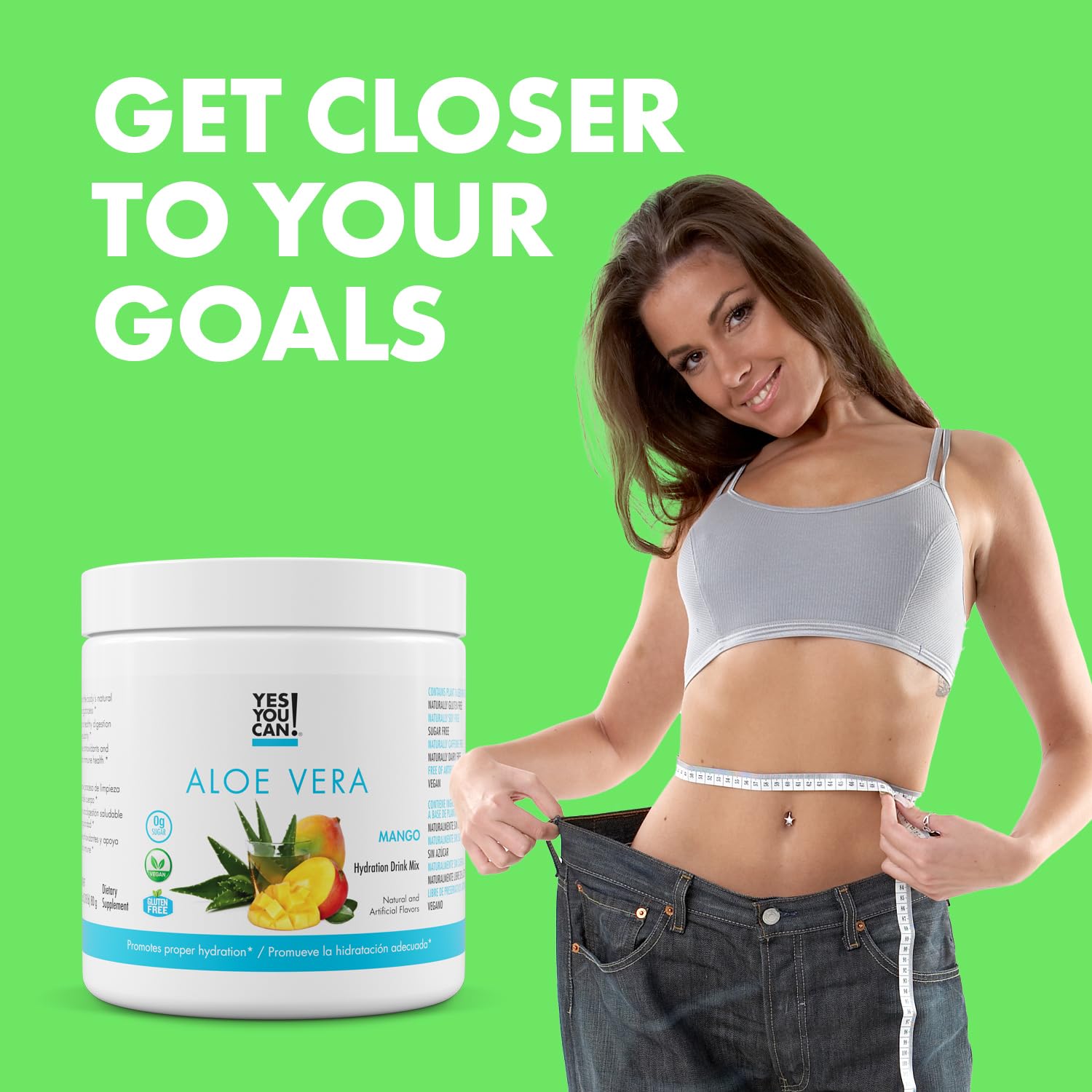Yes You Can! Aloe Vera Drink Mix 80g smoothie preparation