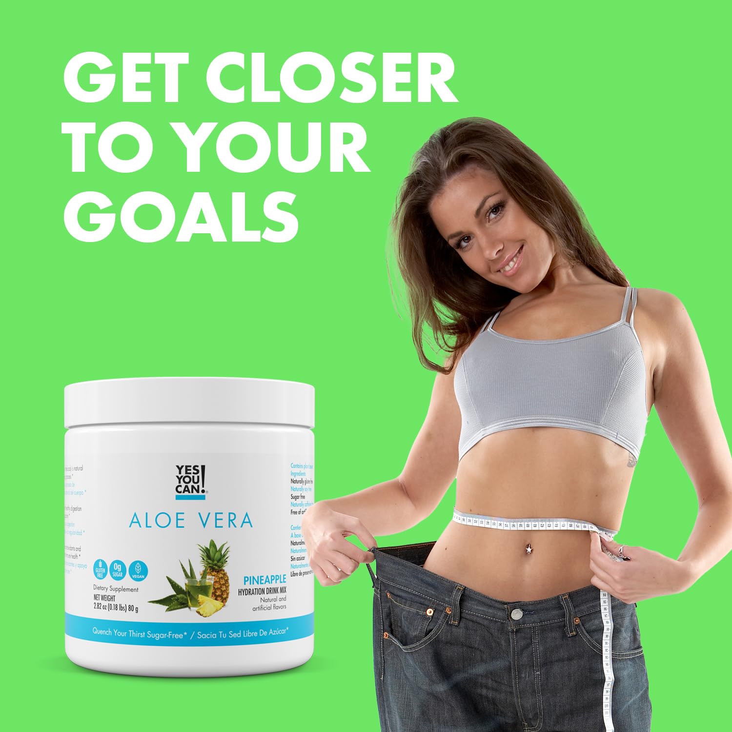 Yes You Can! Aloe Vera Drink Mix organic ingredients
