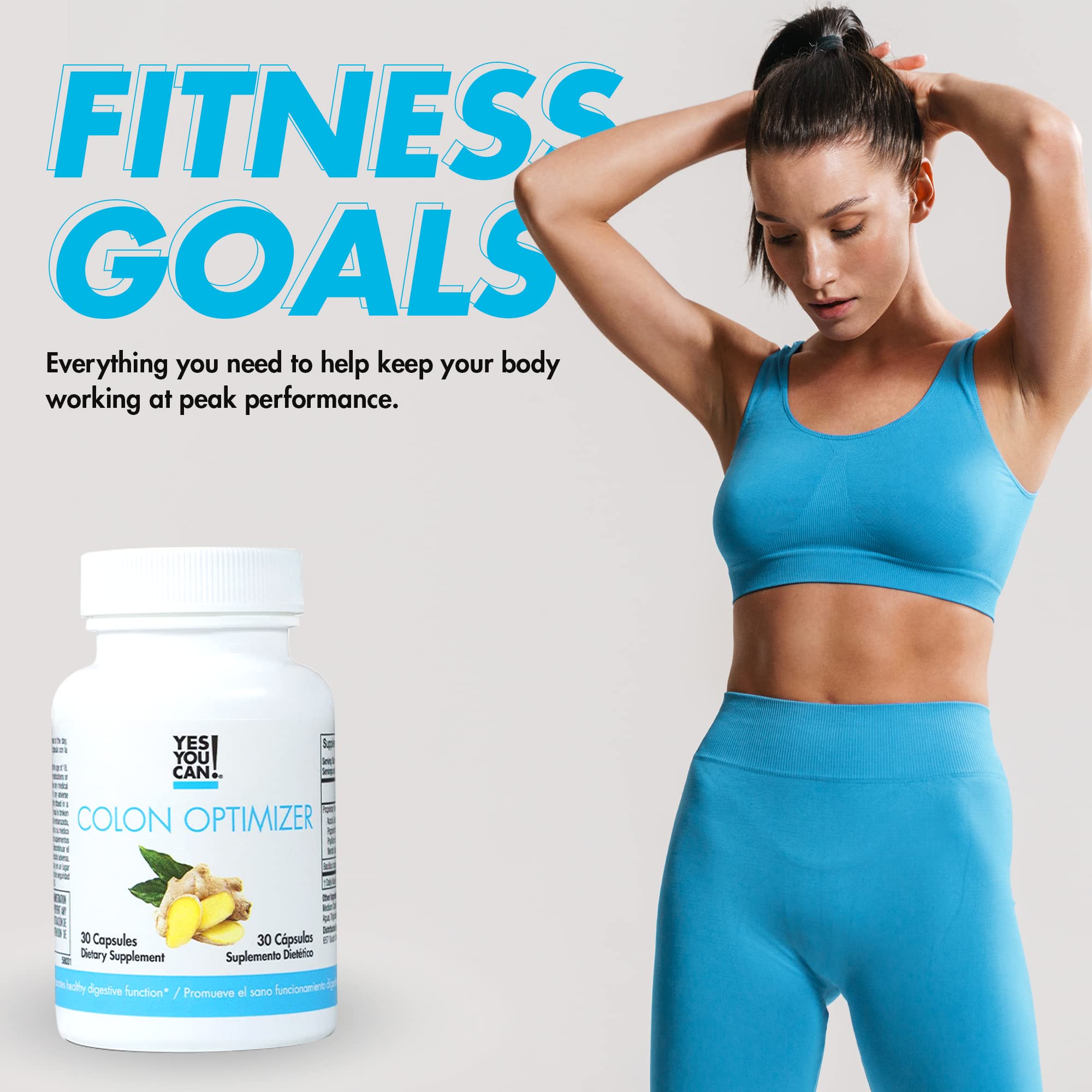 Yes You Can! Colon Optimizer Capsules ingredients close-up