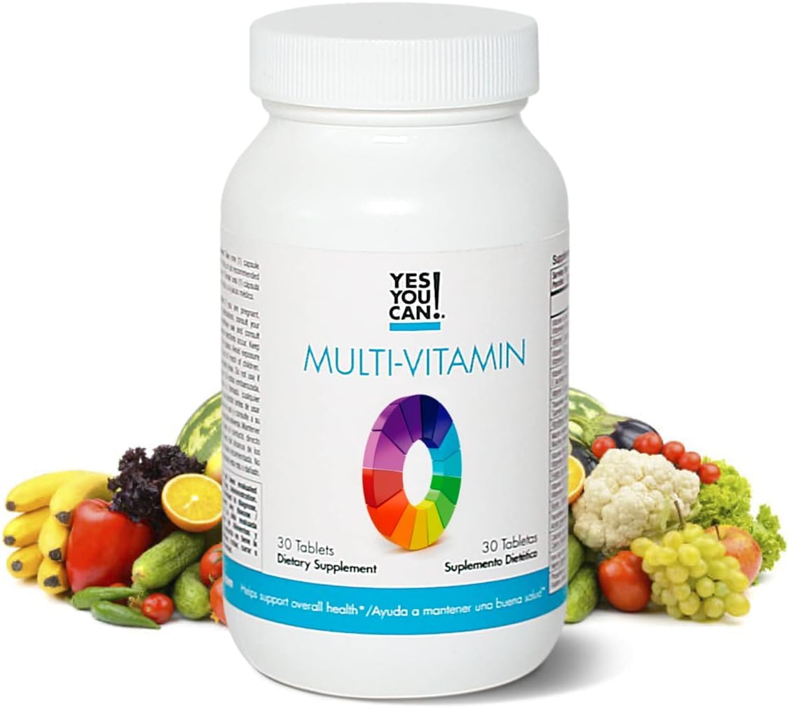 Yes You Can! Multivitamins for Men and Women 30 tablets front view