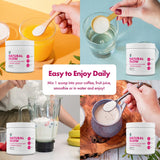 Yes You Can! Natural Glow Collagen powder in a smoothie