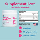 Yes You Can! Natural Glow Collagen powder side view packaging