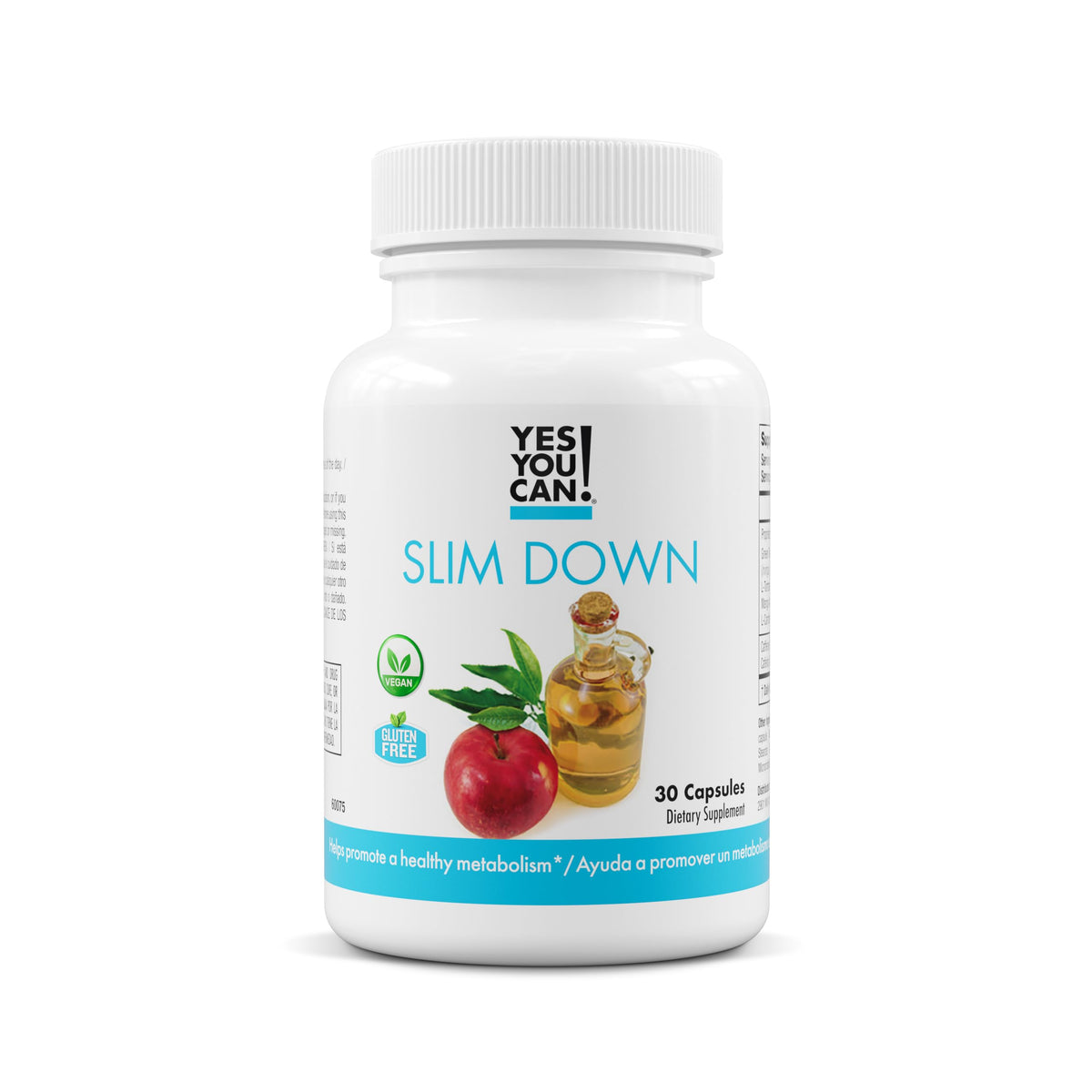 Yes You Can! Slim Down supplement capsules front view