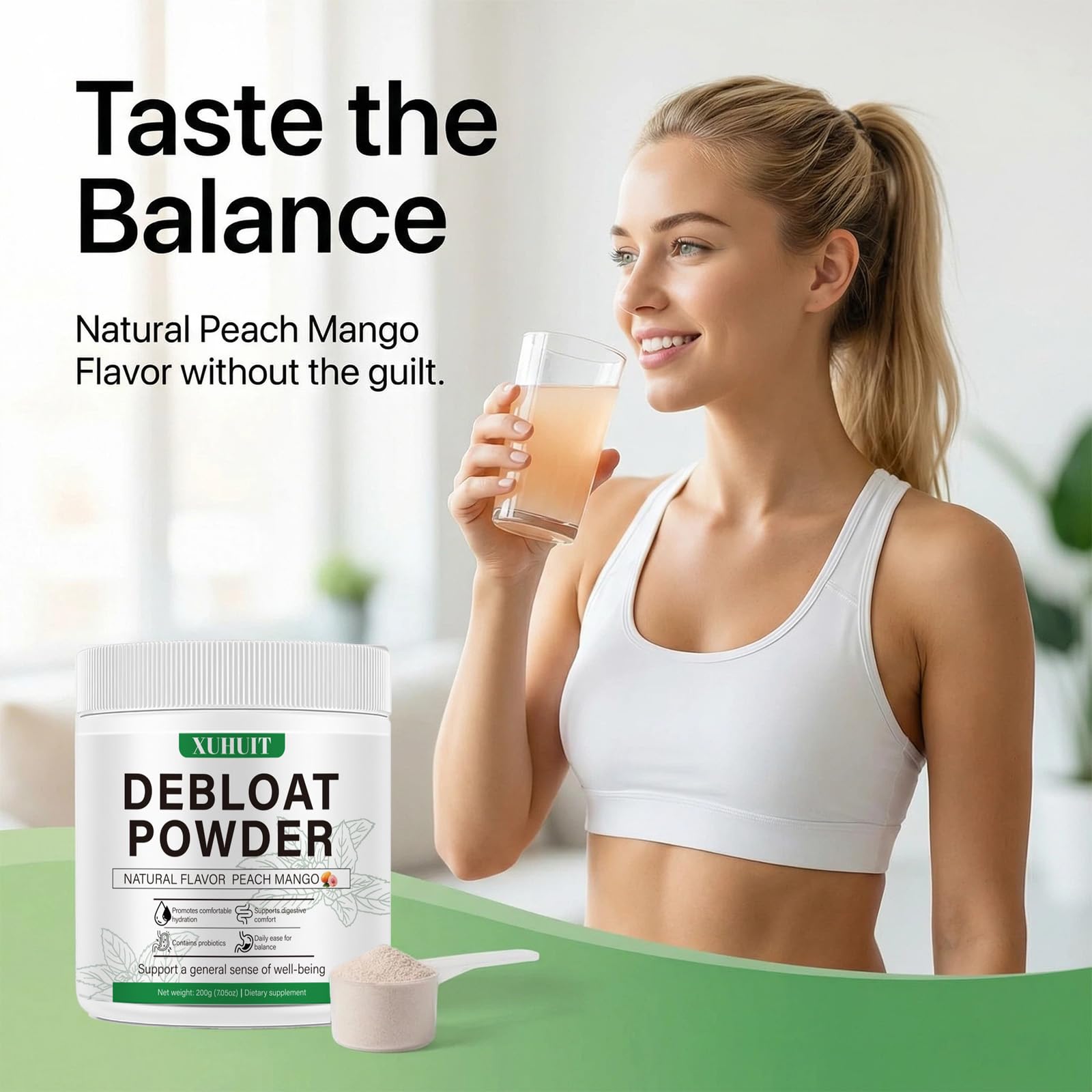 YFDSRF Prebiotic Powder ingredients list on packaging