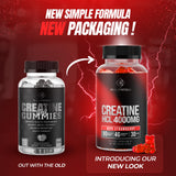 Yi Nutrition Creatine HCL Gummies packaging with nutritional information