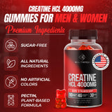Yi Nutrition Creatine HCL Gummies Strawberry flavour side view