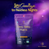 Yi Nutrition Deep Sleep Matrix powder on a table