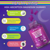 Yidout Magnesium Glycinate Gummies side view with dosage details