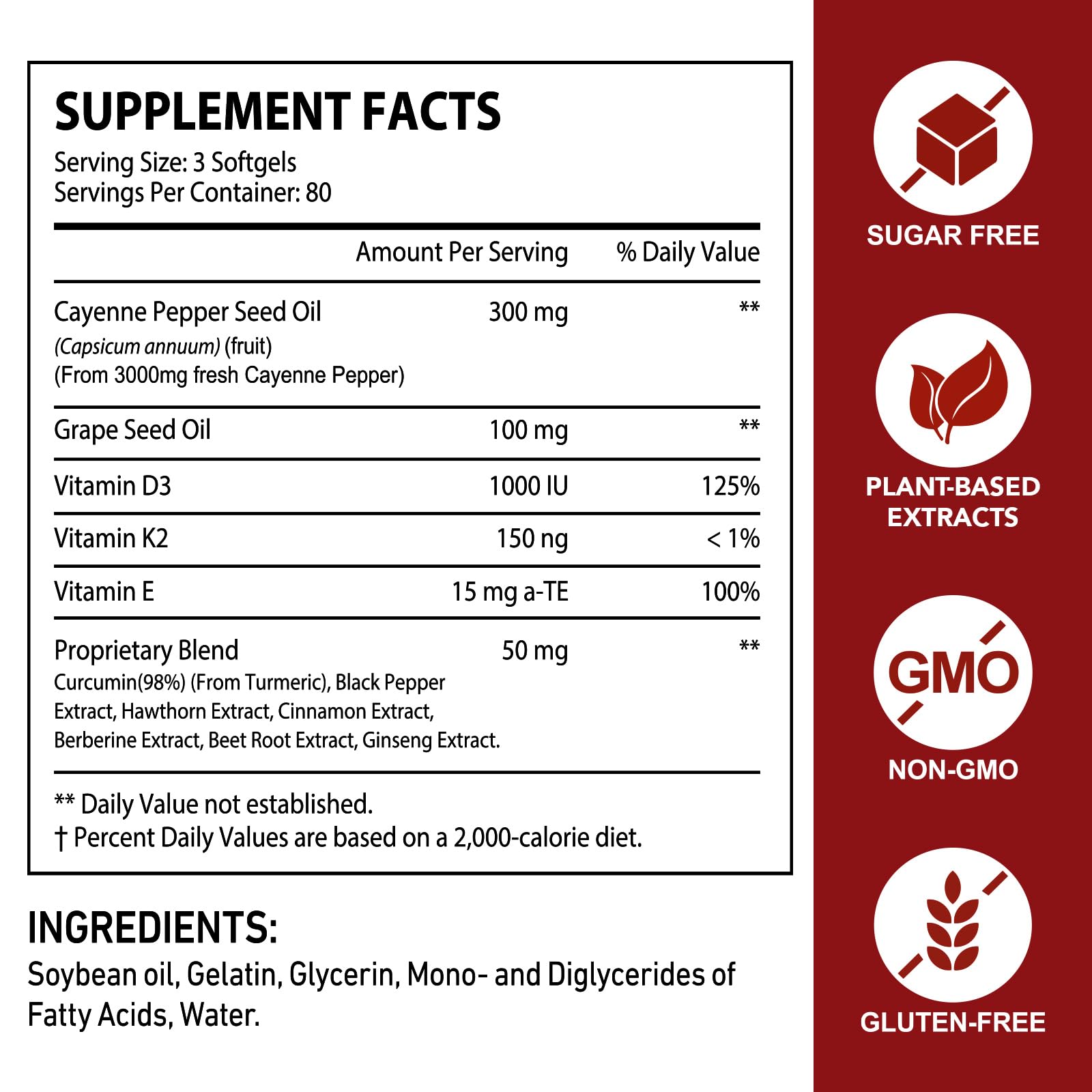 YIEEGCM Cayenne Pepper Supplement on a kitchen counter