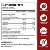 YIEEGCM Cayenne Pepper Supplement on a kitchen counter