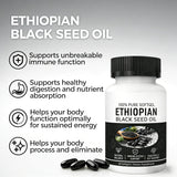 Yiishuiil Black Seed Oil Capsules packaging back view