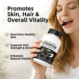 Yiishuiil Black Seed Oil Capsules showing softgel size