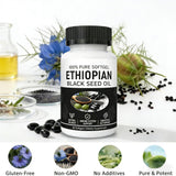 Yiishuiil Black Seed Oil Capsules with measuring spoon