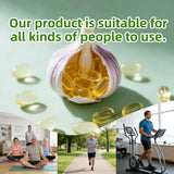 Yiishuiil Garlic Softgels 7500mg with natural background