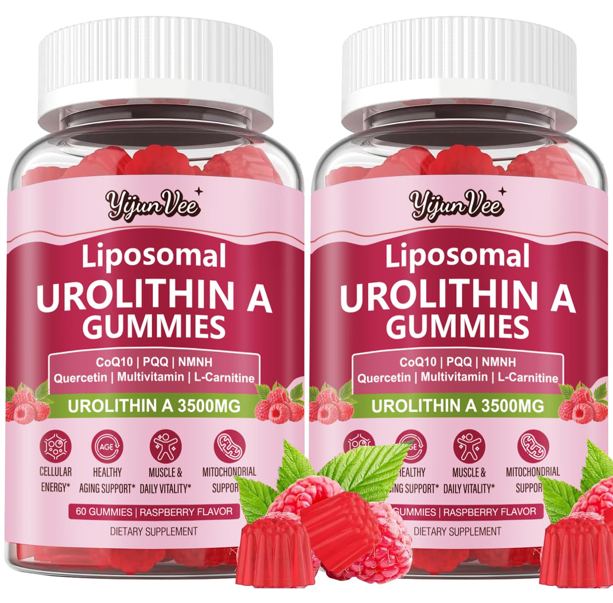 YijunVee Urolithin A Gummies 3500mg front view
