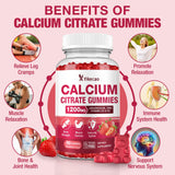 Yikecao Calcium Citrate Gummies 1200mg close-up of gummies
