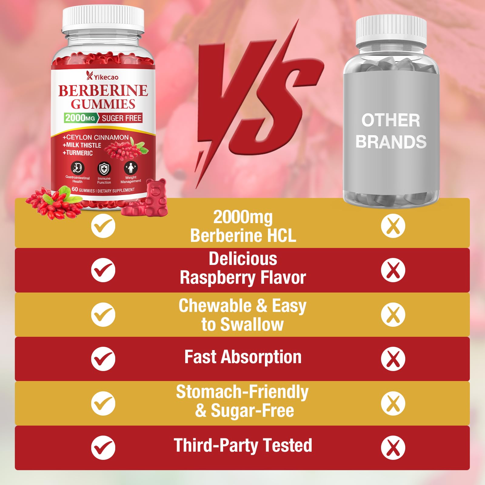 Yikecao Cinnamon Gummies in a lifestyle setting