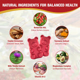Yikecao Cinnamon Gummies side view with dosage details