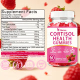 Yikecao Cortisol Gummies bottle with 60 count