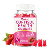 Yikecao Cortisol Gummies raspberry flavour front view