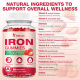 Yikecao Iron Gummies on a kitchen counter
