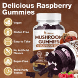 Yikecao Mushroom Gummies lifestyle scene with bottle