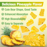 Yikecao Potassium Citrate Gummies 1500mg natural pineapple flavour