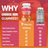 Yikecao Saw Palmetto Gummies with fresh raspberries